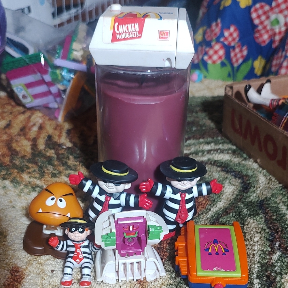 Vintage 7 McDonald's Collectible Toys